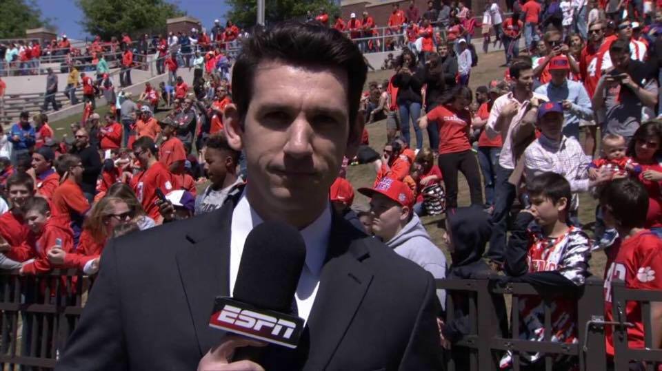 ESPN reporter at Clemson